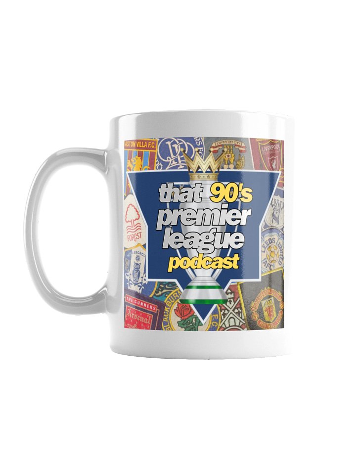 That 90’s Premier League Podcast Crest Mug product image (1)