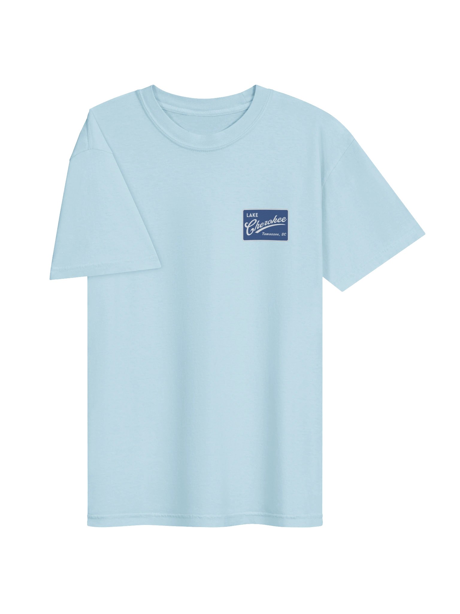 Lake Cherokee Swoosh Tee Blue product image (3)