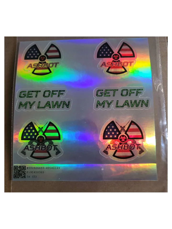 ASHBOT LOGO Holographic Sticker product image (4)