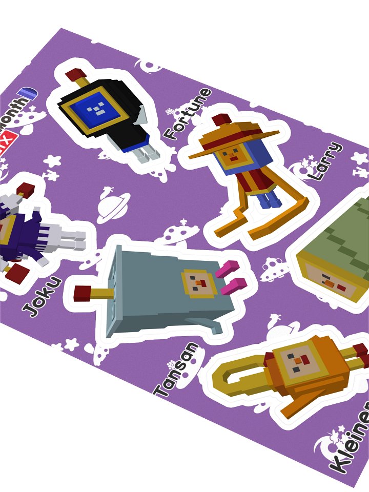 KDM6 OC Cousin Sticker Sheet #6 product image (2)
