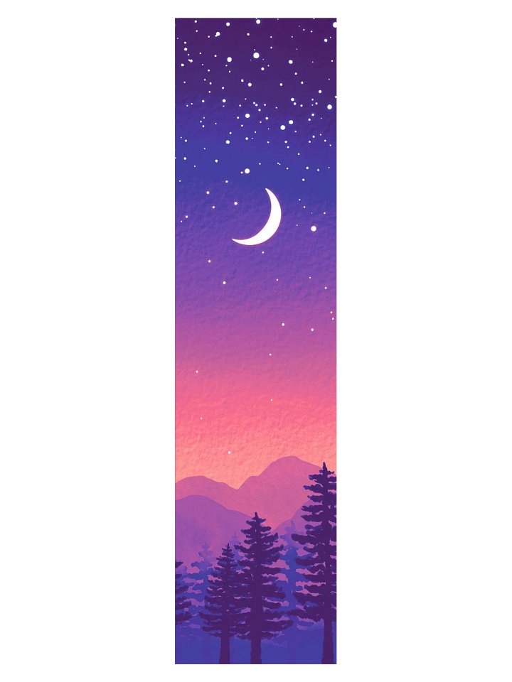 Lavender Sunset - 15" sticker product image (2)