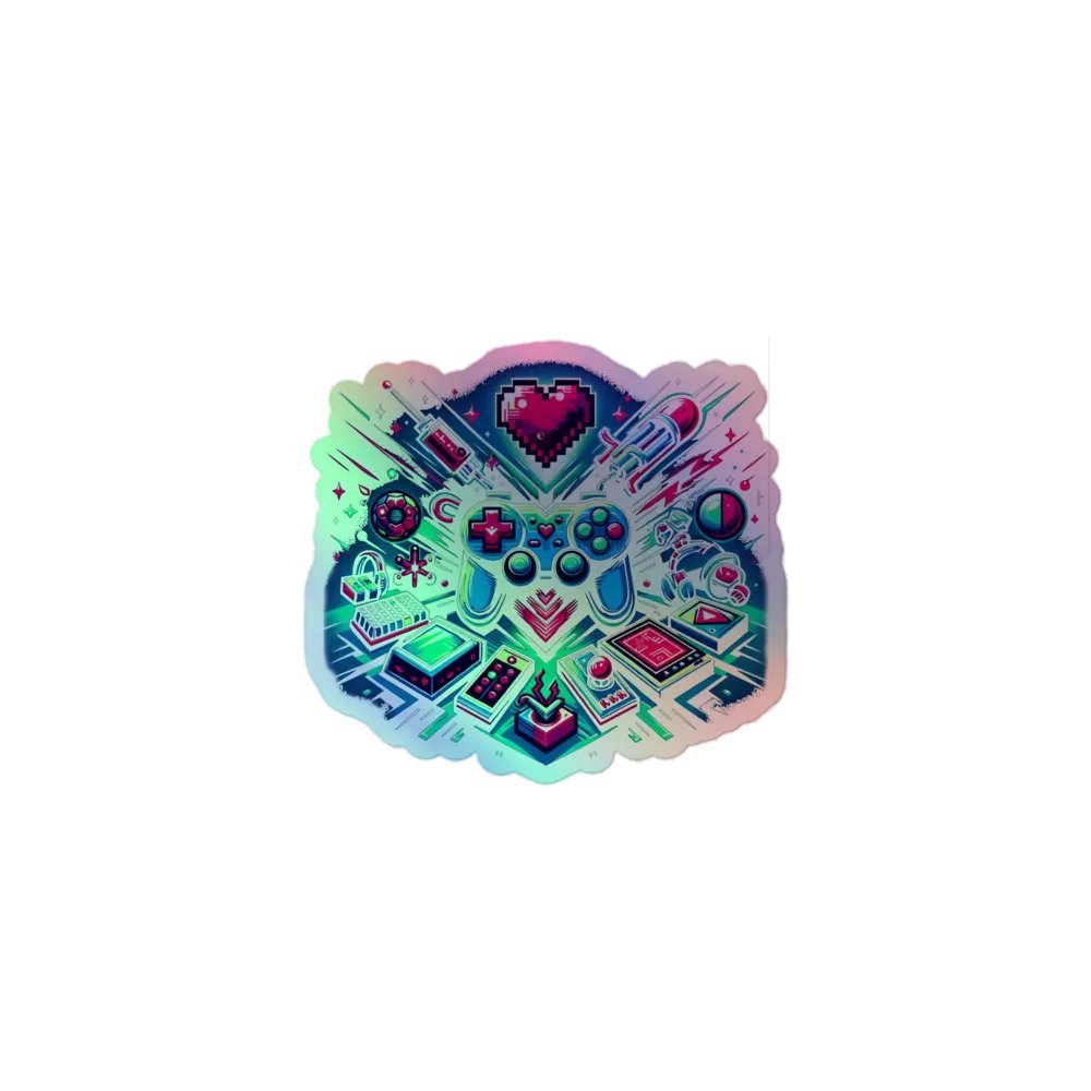 Gaming 4-life Charity Holographic Sticker product image (1)