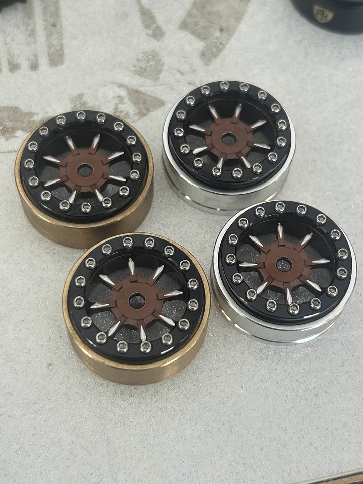 Powerhobby 1.0 wheels (gold) product image (1)