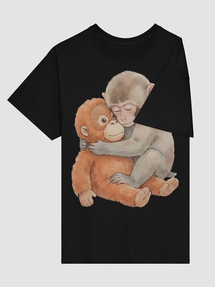 Monkey Punch Cute Team Punch T-Shirt Baby Monkey & Plushie T-Shirt product image (2)