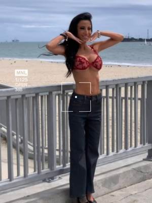 BTS of my shoot for Trinidad Jeans 👖 ✨