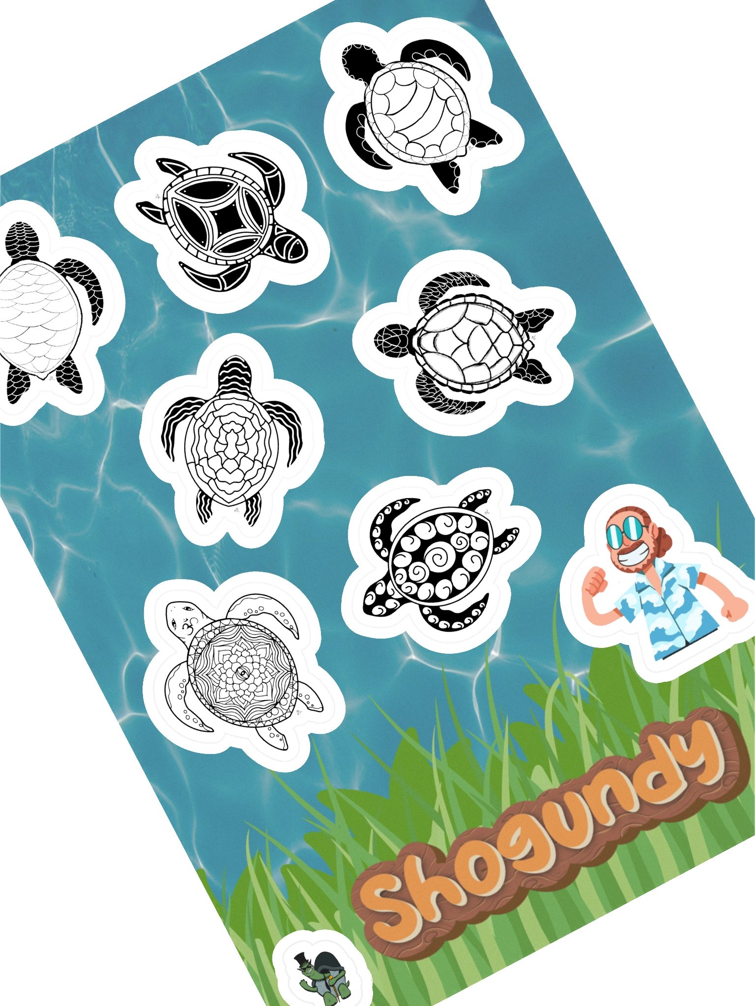 Twenty Turtle 5 - Sticker Sheet product image (2)