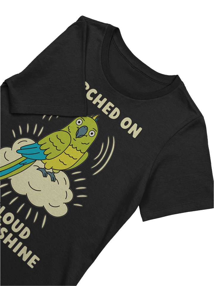 Perched On A Cloud Of Sunshine Cute Silly Funny Parrot Women's Relaxed-fit T-shirt product image (2)