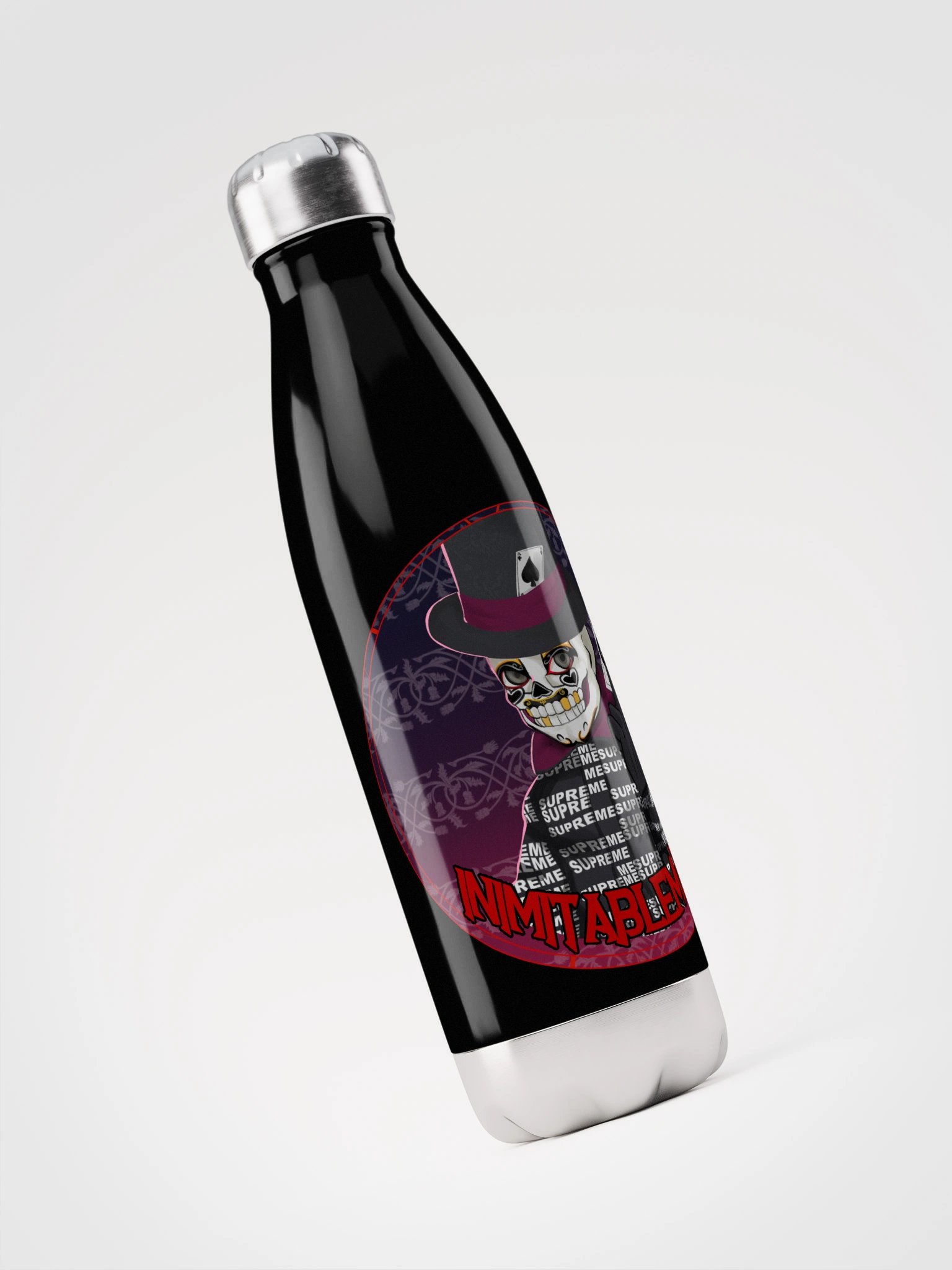 Macca's Logo on a steel water bottle product image (3)