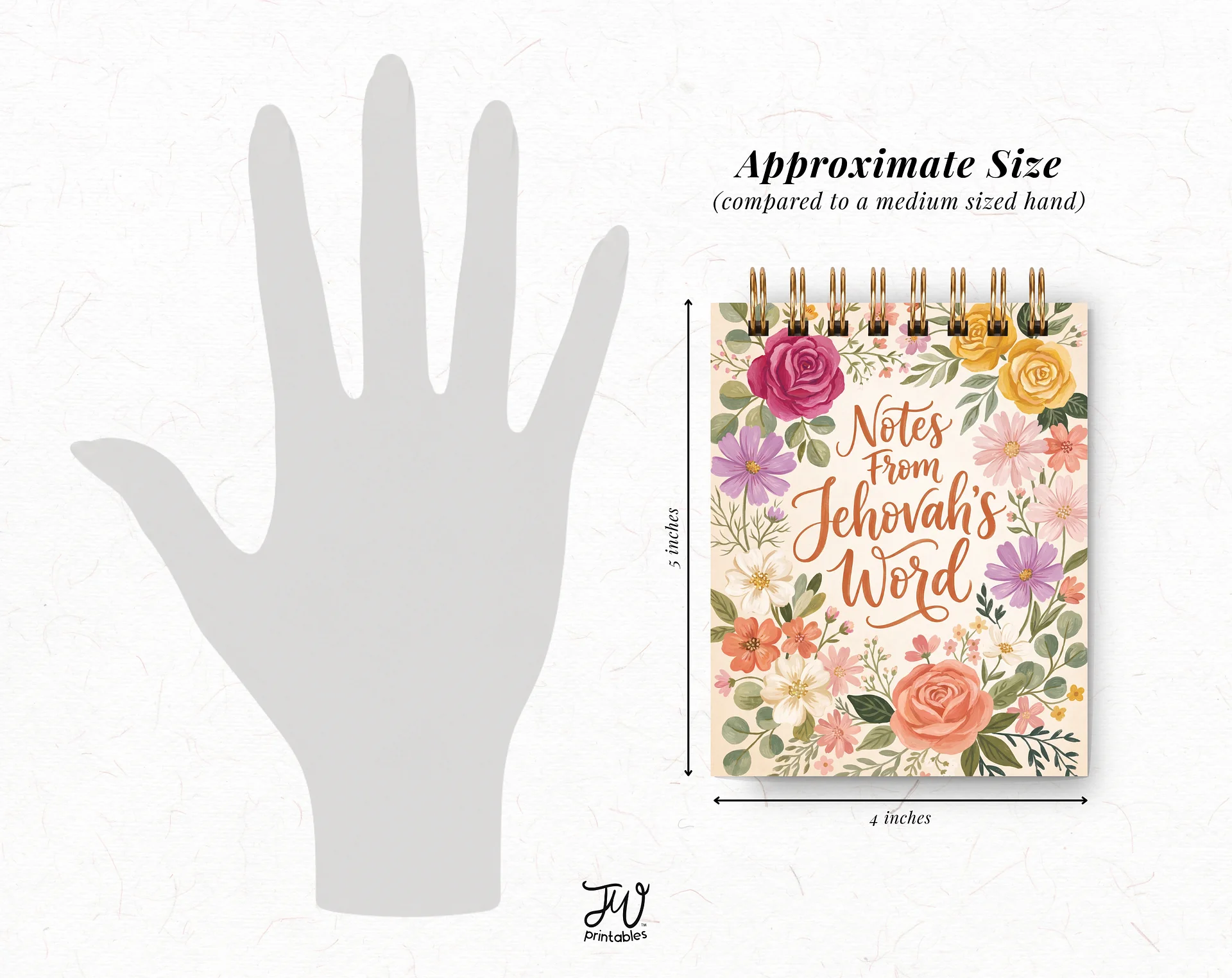 Notes From Jehovah's Word Mini Jotter Notebook product image (5)