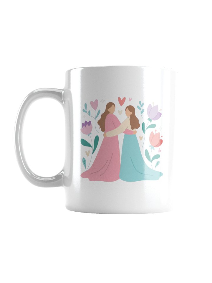 Cute Sisters Together Coffee Mug product image (1)