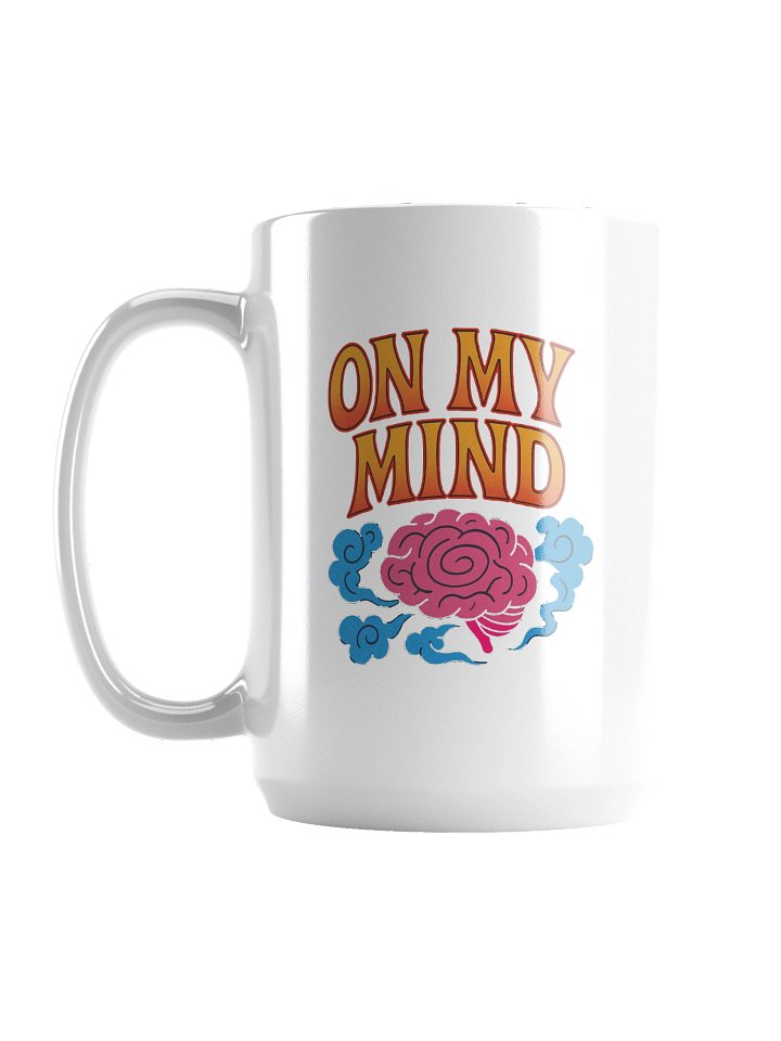 “On My Mind” Coffee Mug – Retro Streetwear Art Mug | HQ MAR Dream Edition product image (1)