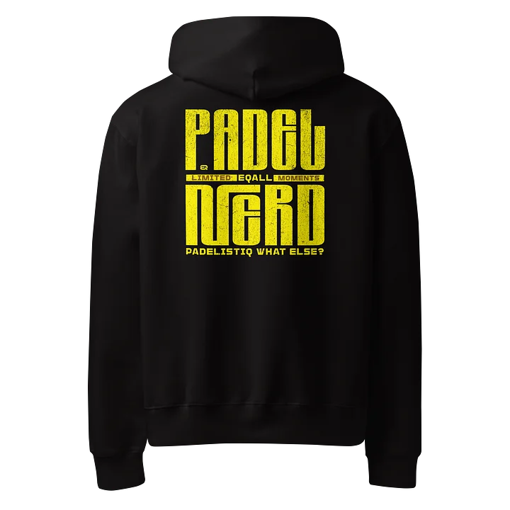 PADELISTIQ Nerd Bella Butterfly Champ Hoodie R3CVR.i by EQALL® Essentials_Yellow product image (5)