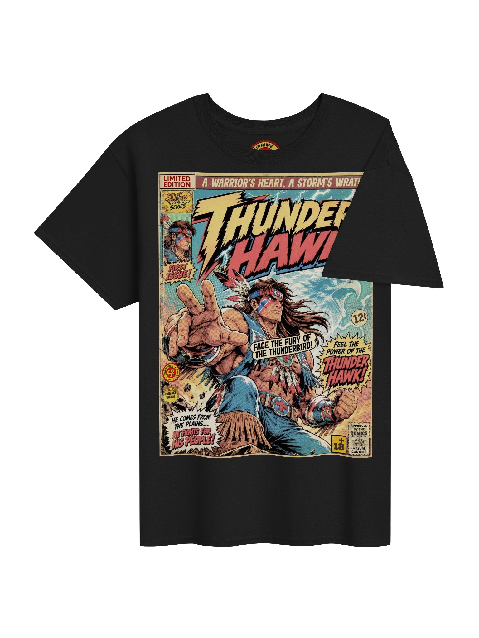 Thunder Hawk Comic Art Gaming T-Shirt product image (4)