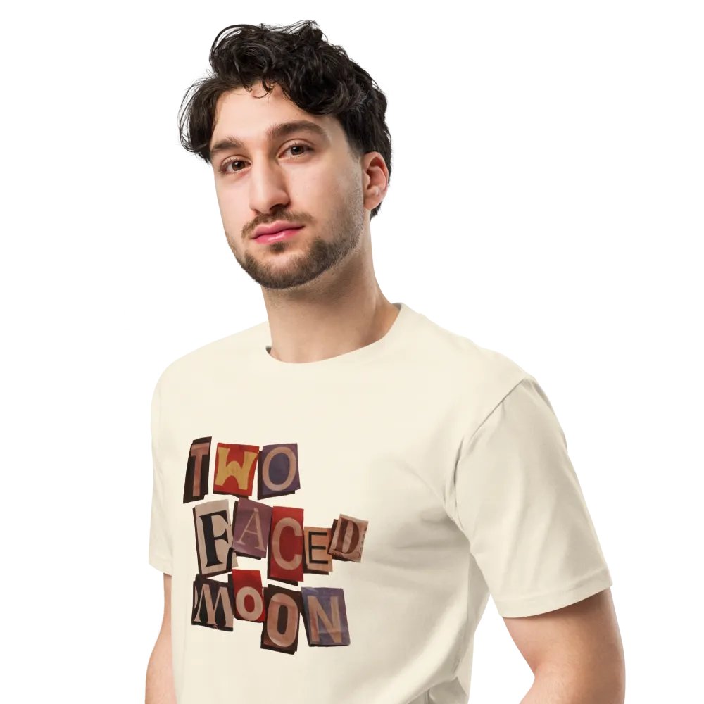 Two Faced Moon Vintage Design Tee product image (4)