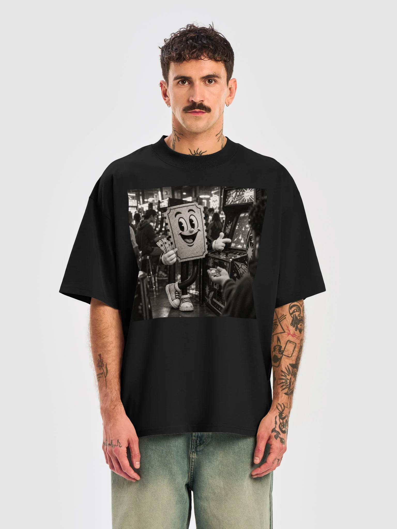 The Ticket Hustler Oversized Tee product image (1)