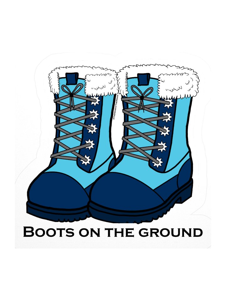 Boots on the Ground Sticker product image (1)