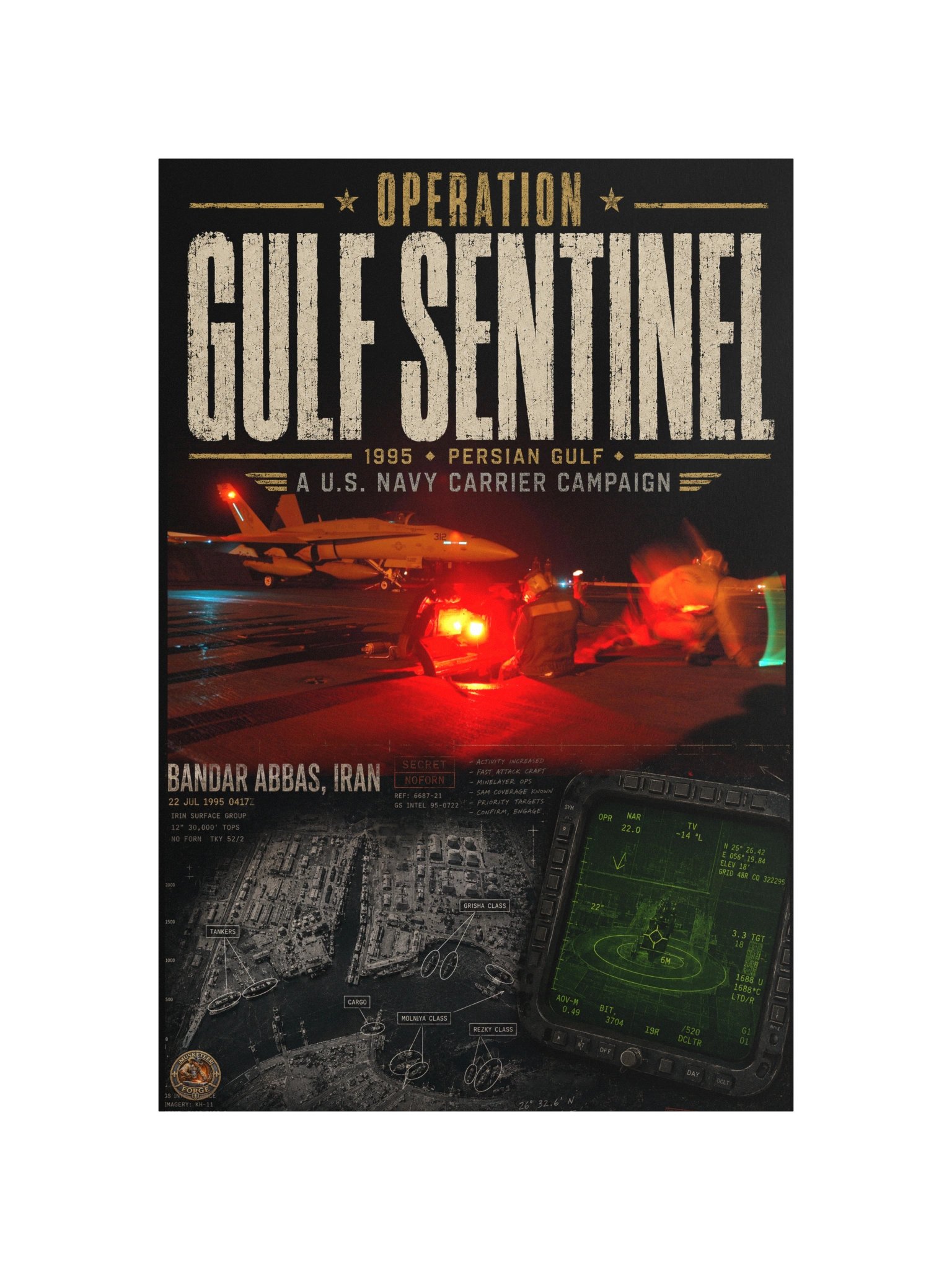 Operation Gulf Sentinel — Campaign Poster product image (4)