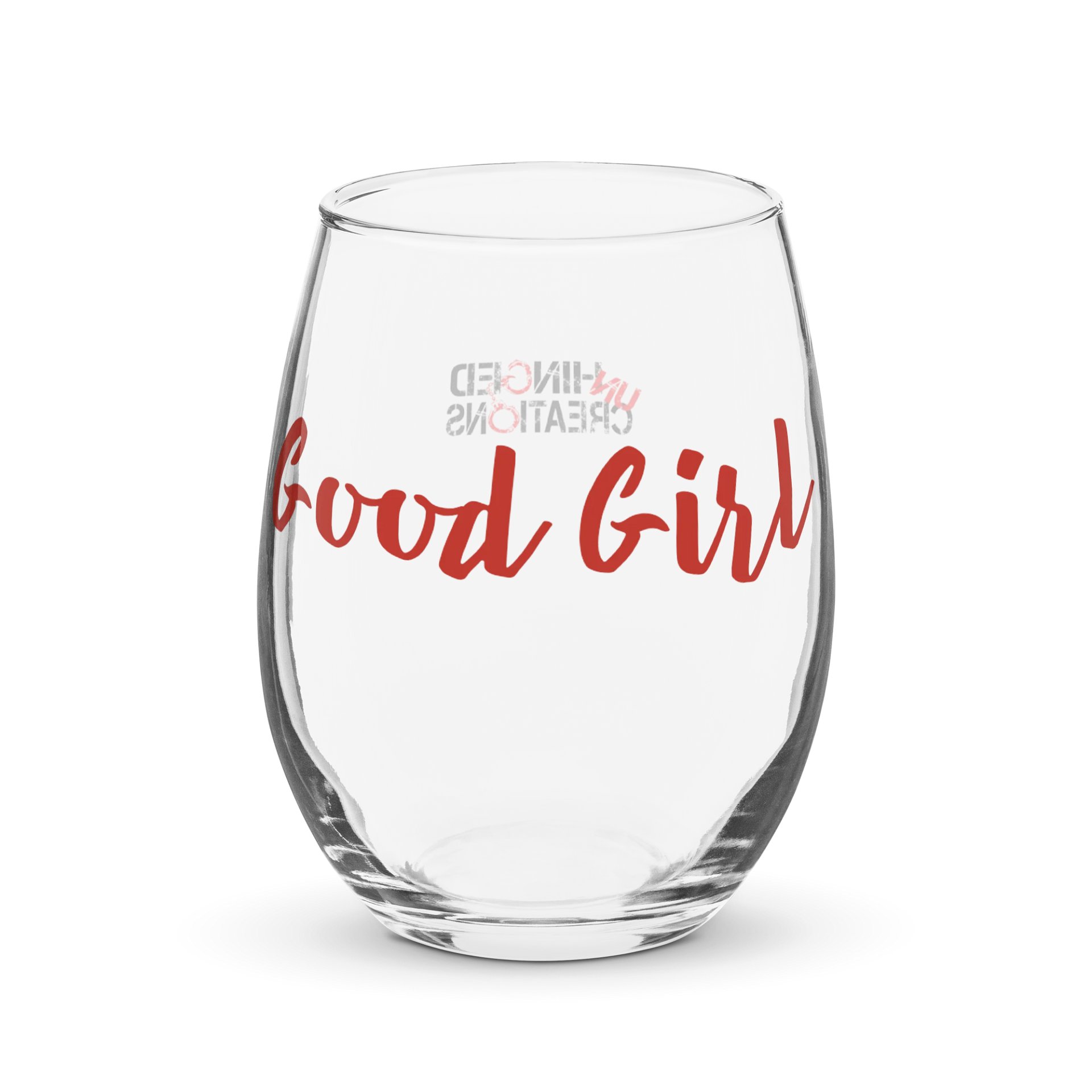 Good Girl Stemless Wine Glass product image (1)
