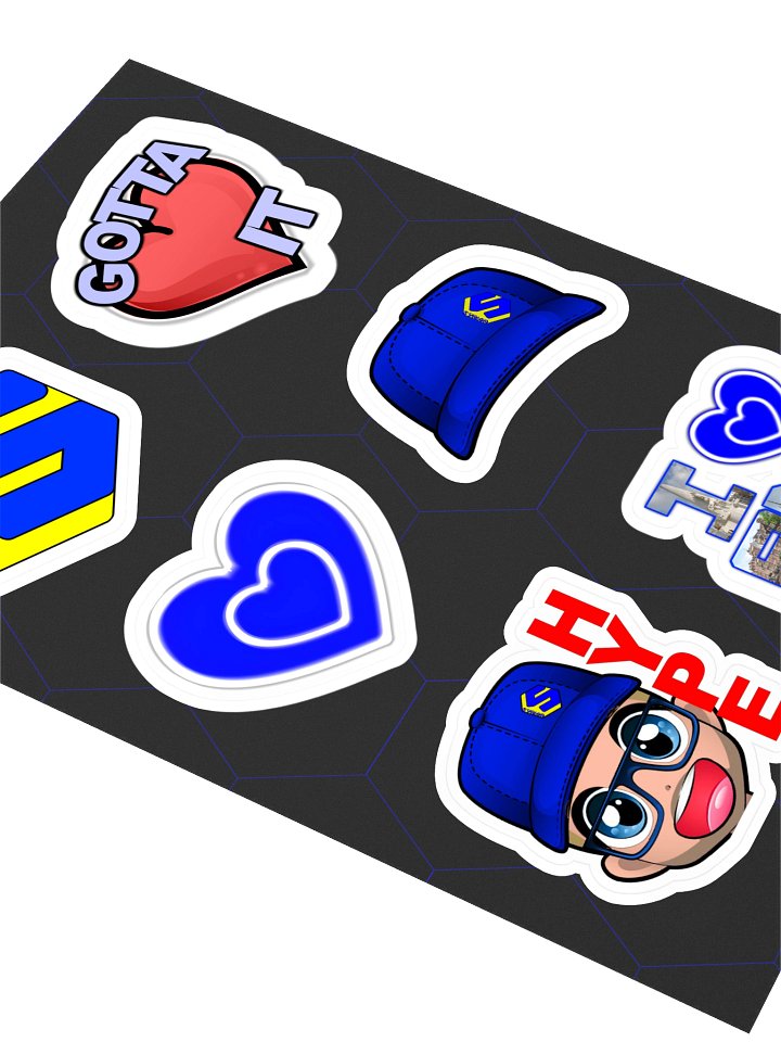 6 Emotes Stickers product image (2)