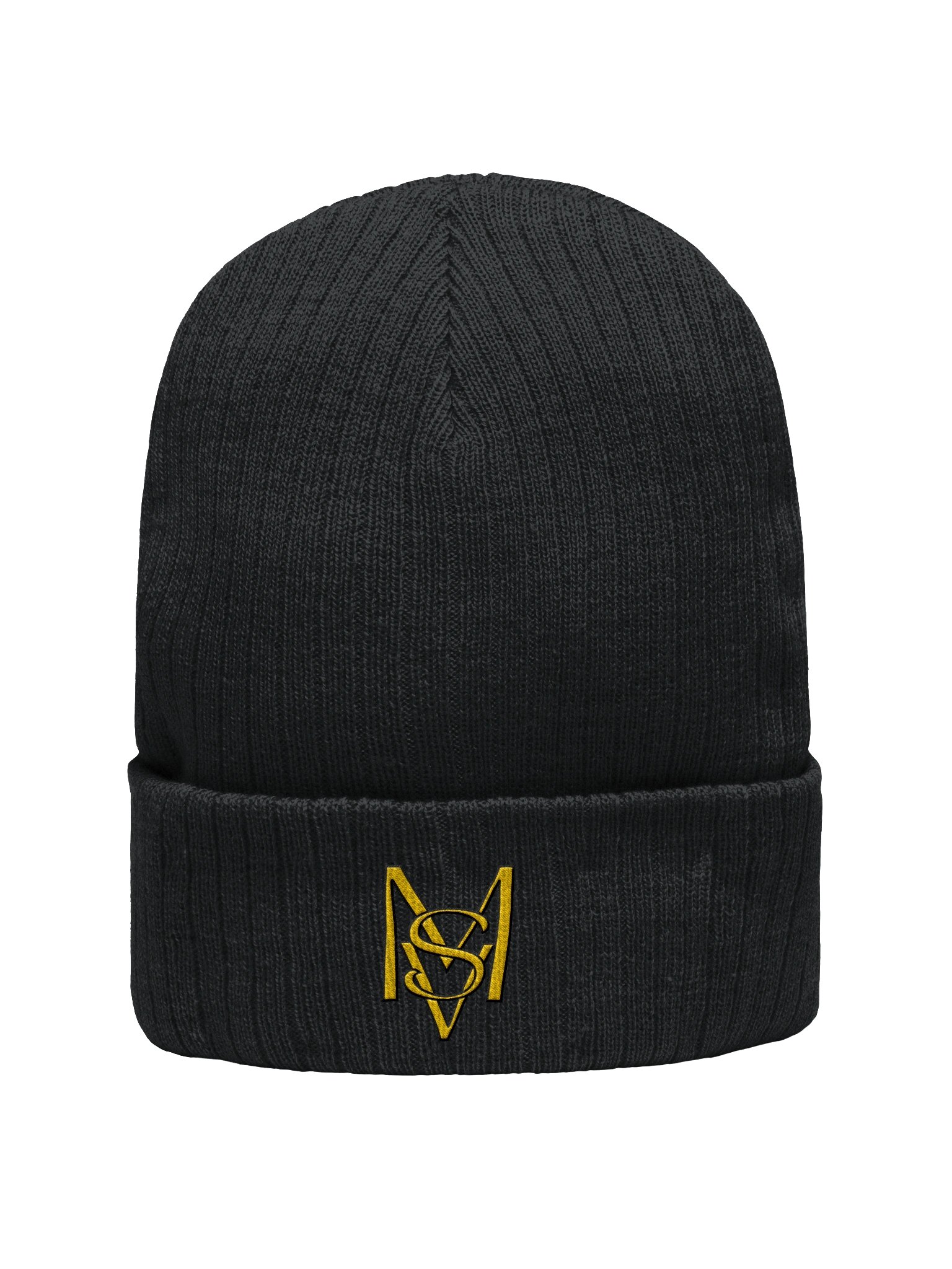 MsVerga Monogram Ribbed Beanie | Fierce, Focused & Fearless Style product image (2)