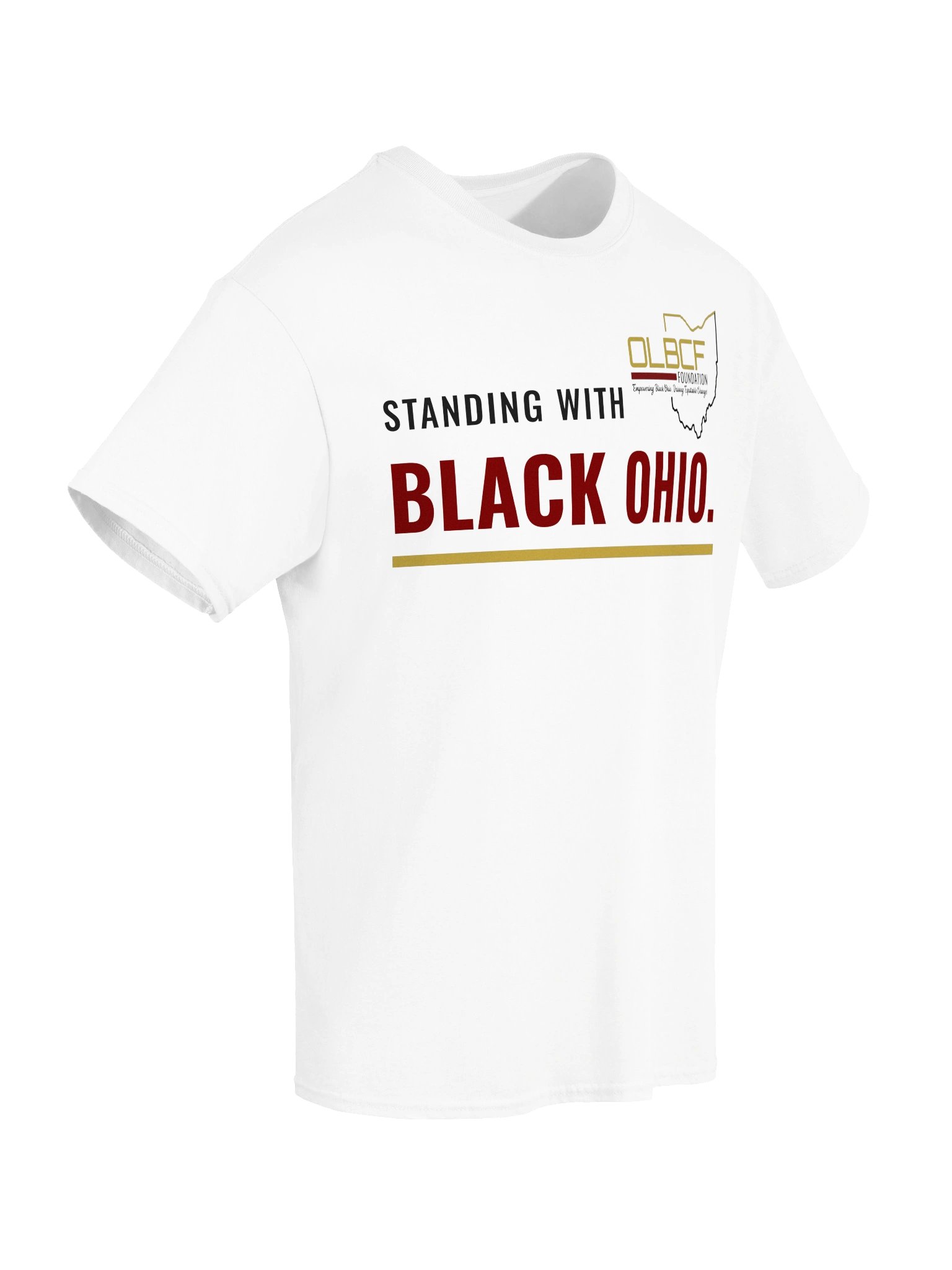 OLBCF Standing With Black Ohio Tee (White) product image (5)