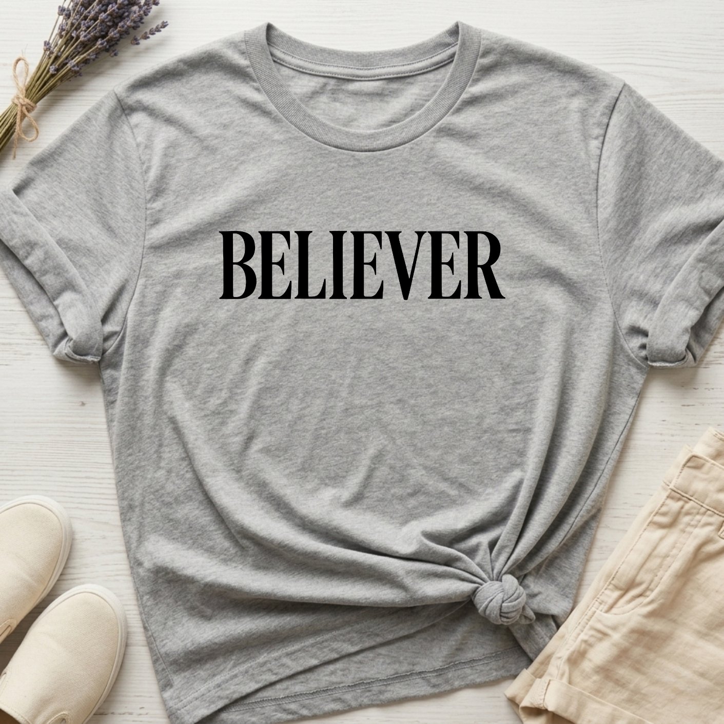 Non Tox Club: "Believer" Organic T-Shirt product image (1)