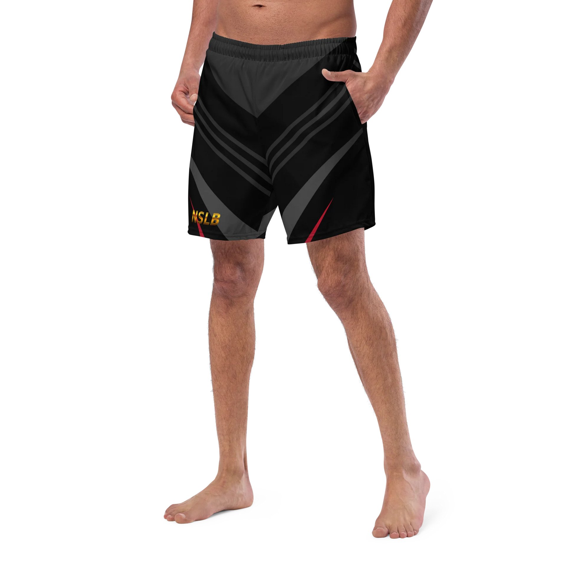 Chevron Contrast Swim Trunks product image (2)