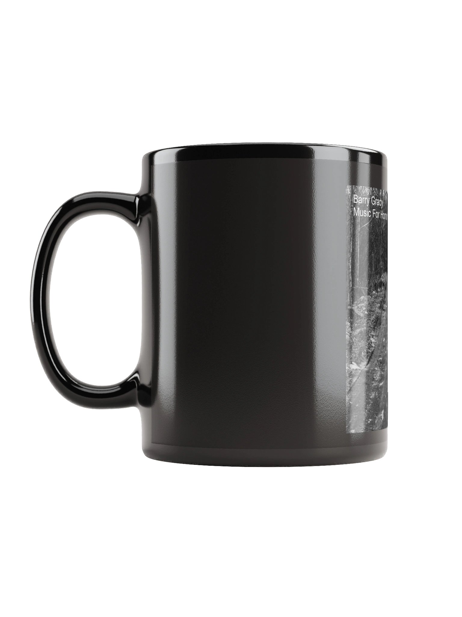 'Music For Horror Films' Black Glossy Mug product image (5)