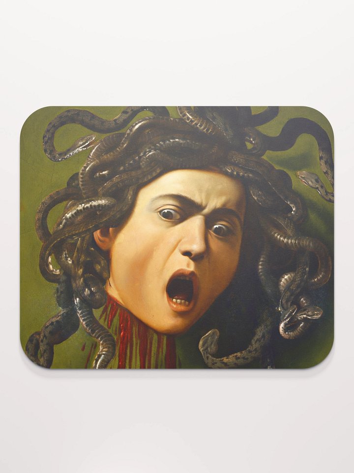 Caravaggio – Medusa (1597) Mouse Pad product image (2)