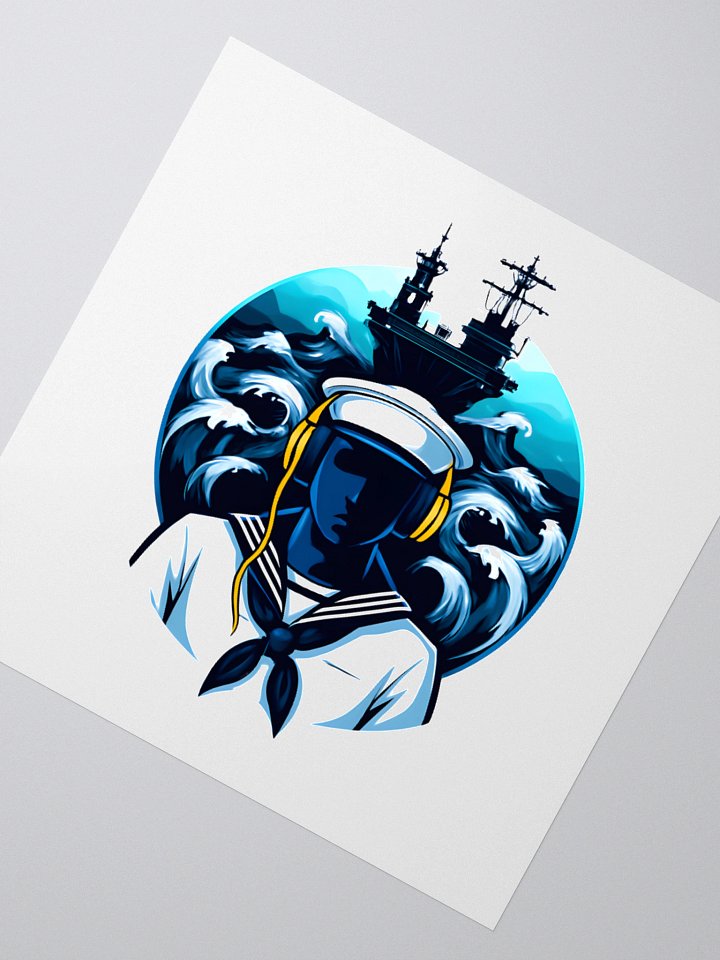 Sailor Waves Kiss Cut Stickers product image (6)