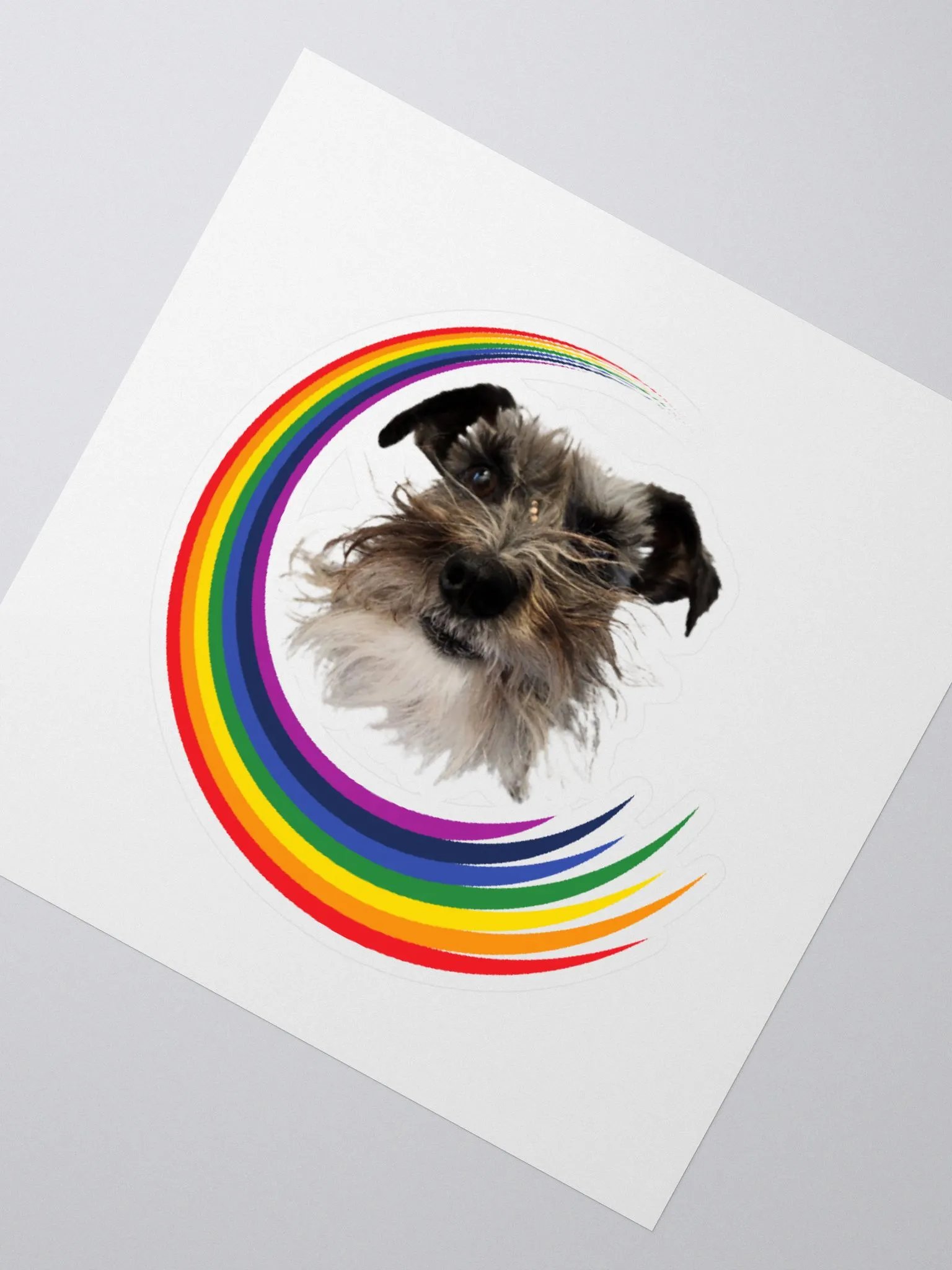 Duck Rainbow Swoosh Sticker product image (6)