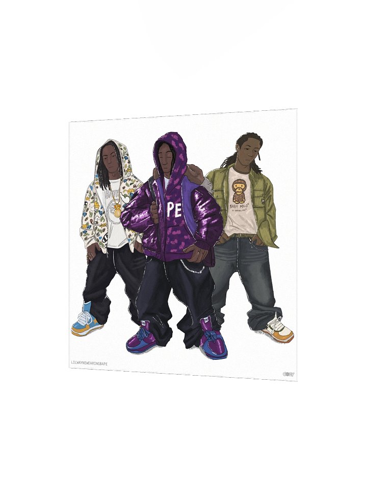 "Lil Wayne Wearing Bape" Print product image (2)