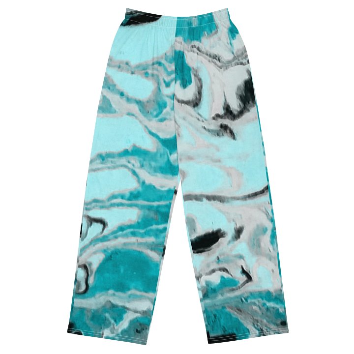 Fluid Turquoise Art Pants product image (1)