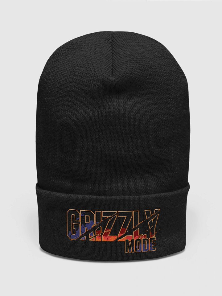Grizzly Mode™ Embroidered Beanie | Chicago | Football | Home Locker product image (1)