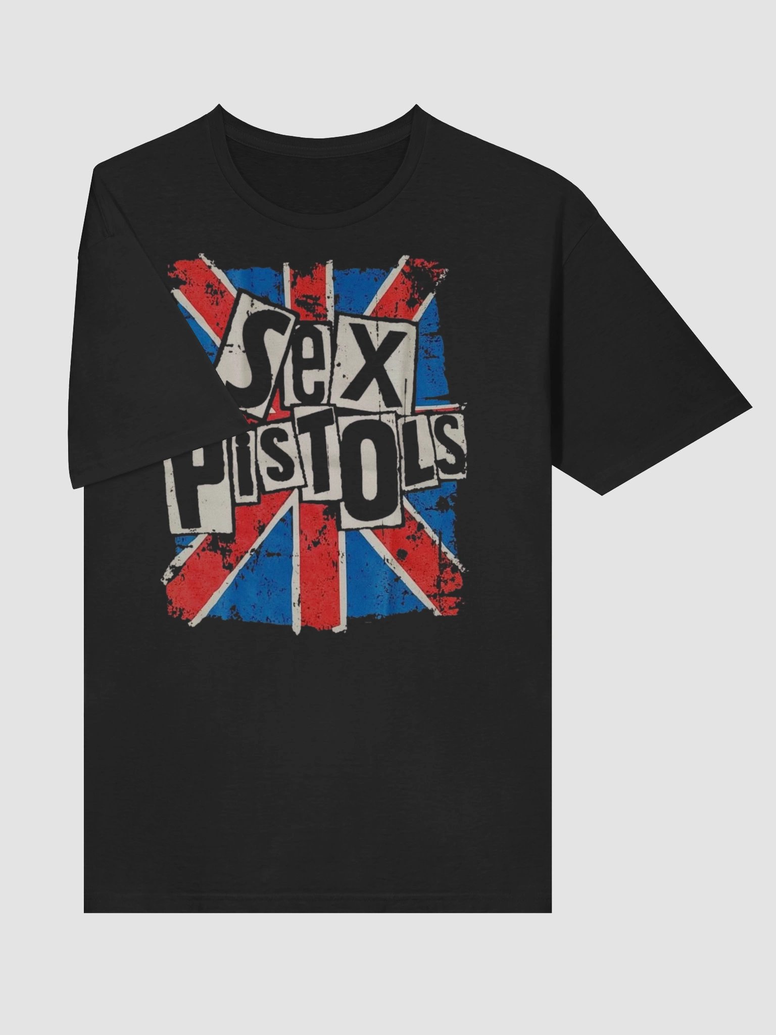 Sex Pistols T-Shirt Union Jack Distressed Vintage 1977 | Johnny Rotten Sid Vicious Punk Rock Graphic Tee | Never Mind The Bollocks Collector Shirt product image (4)