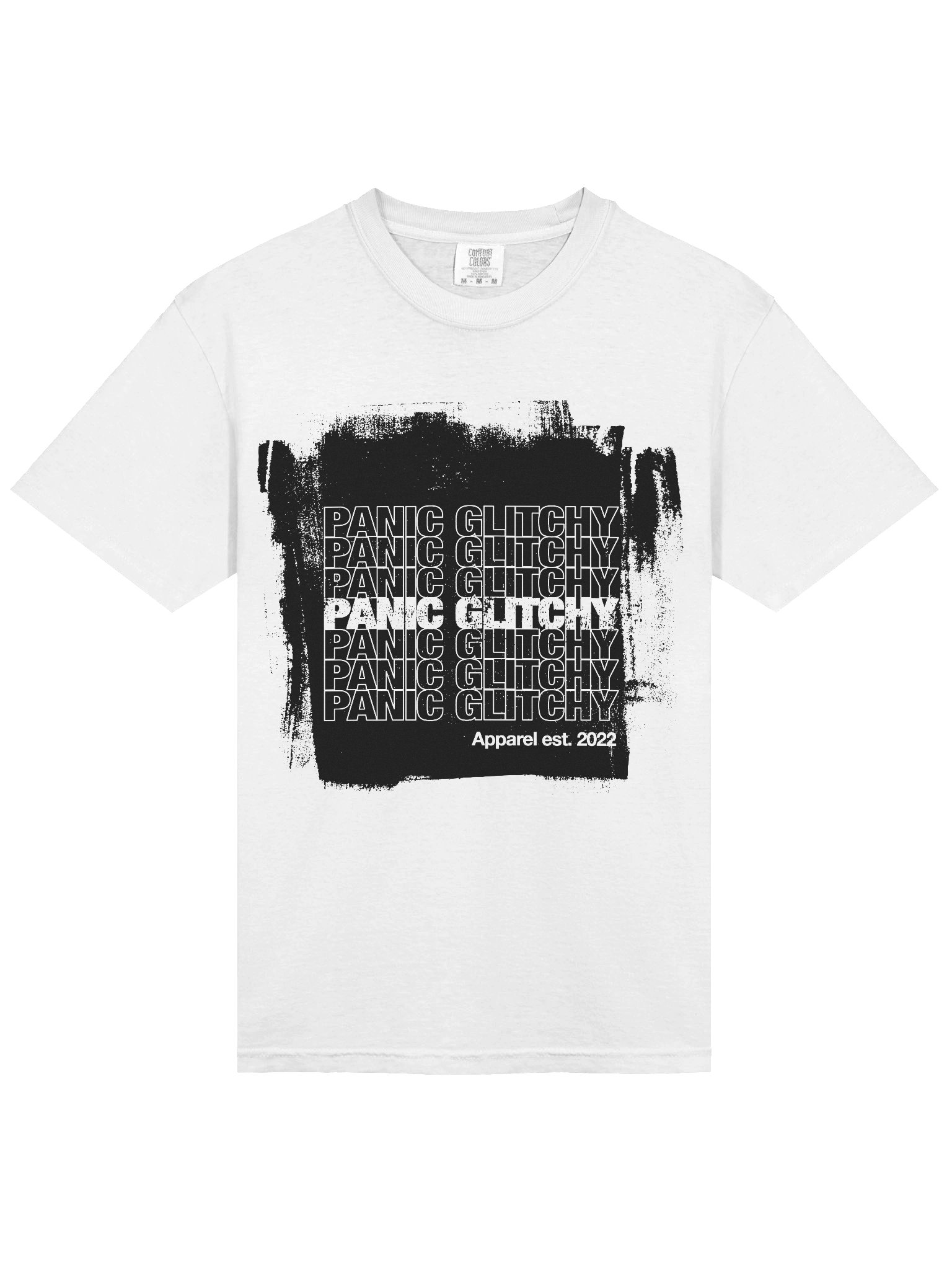 Panic Glitchy Grocery Ink Roller Tee product image (83)