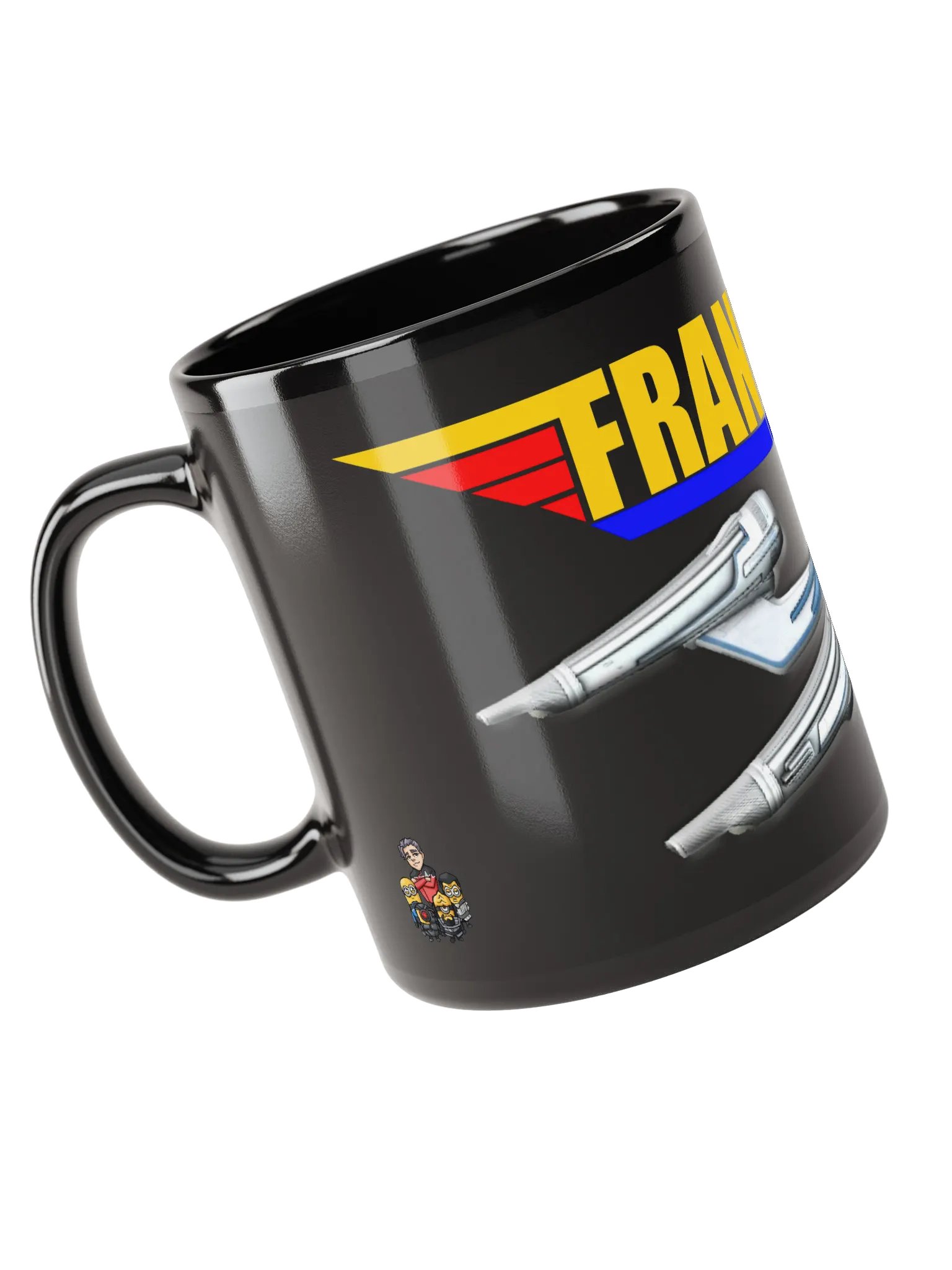 Franklin A Spacecraft Black Mug product image (3)