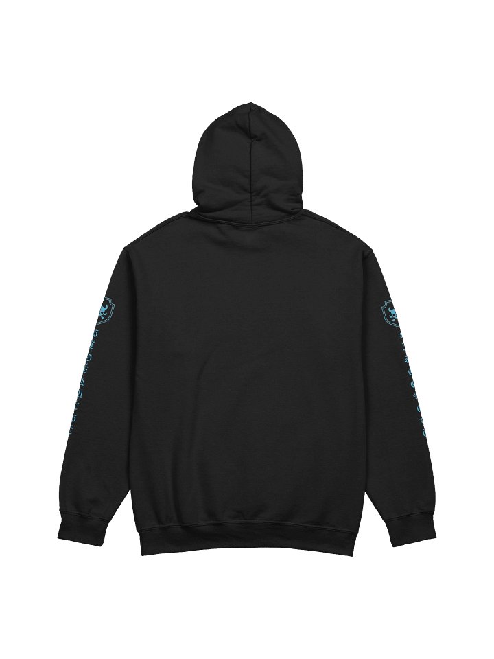 Sidequest Hoodie (Death Metal Font - Light Blue) product image (2)