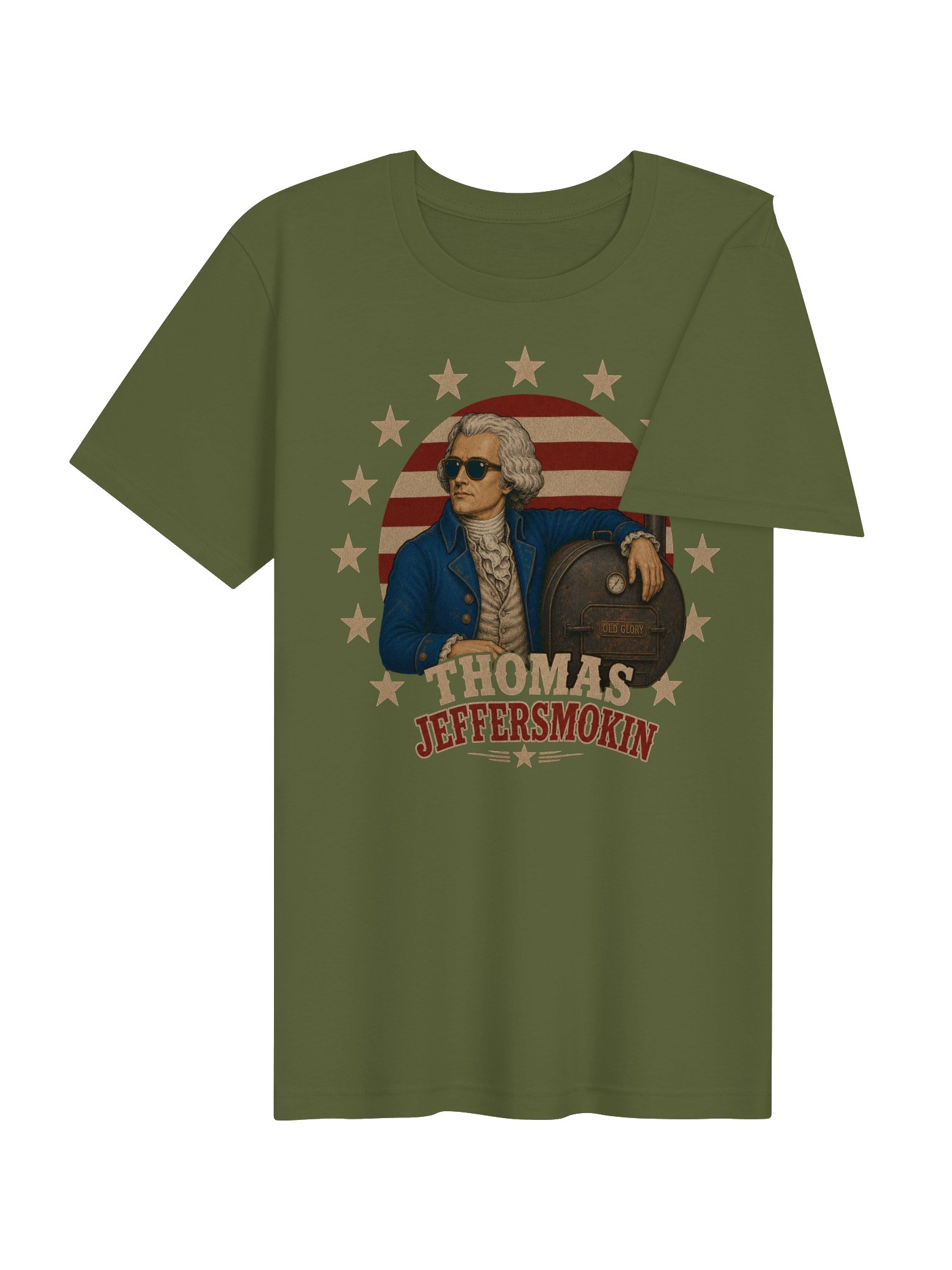 Thomas Jeffersmokin' T-Shirt | Grill Team 1776 Tee product image (24)