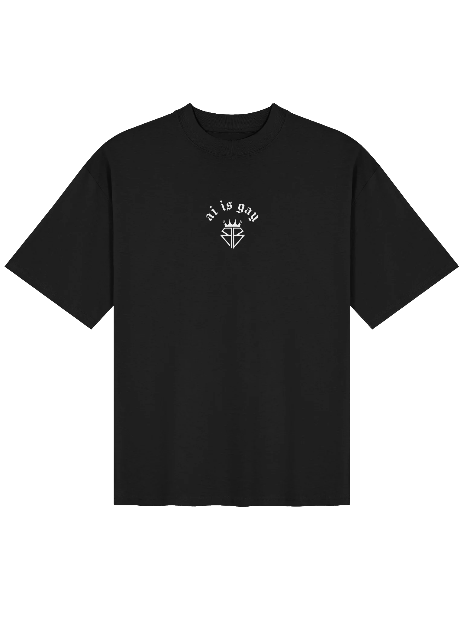 ai is gay oversized tee product image (1)