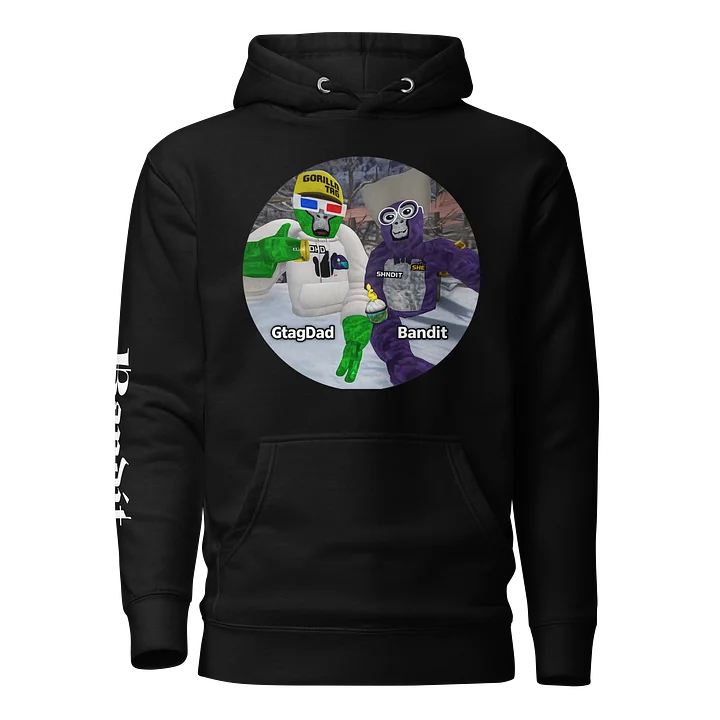 GtagDad x Bandit Black Hoodie – BmoreinLife Edition product image (1)