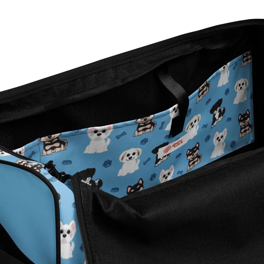 Adorable Dog Pattern Duffle Bag product image (6)