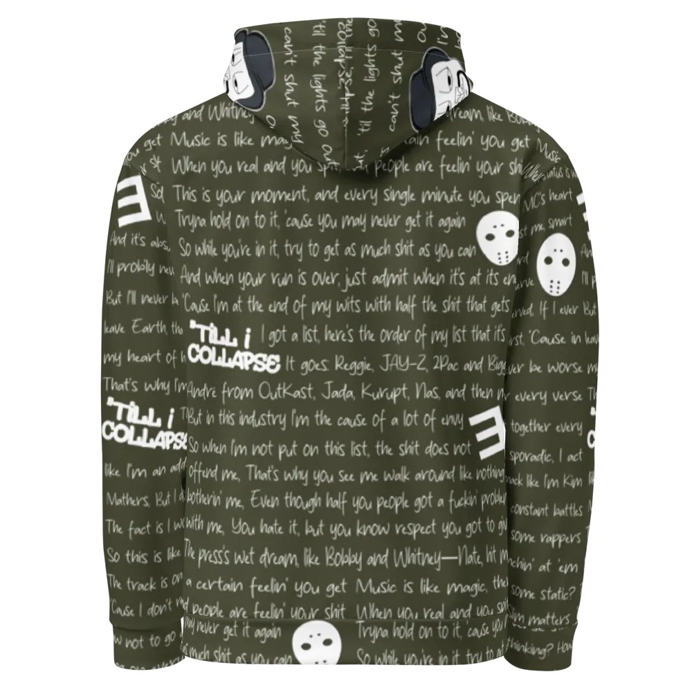 'Till I Collapse - Eminem - MILITARY GREEN - Unisex Hoodie product image (3)
