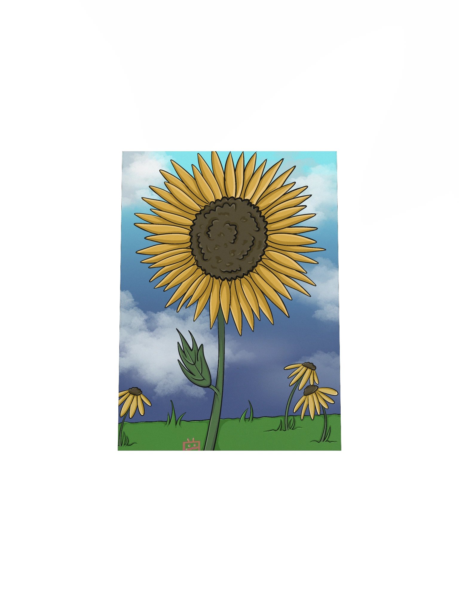 5x7 Sunflower Print product image (4)
