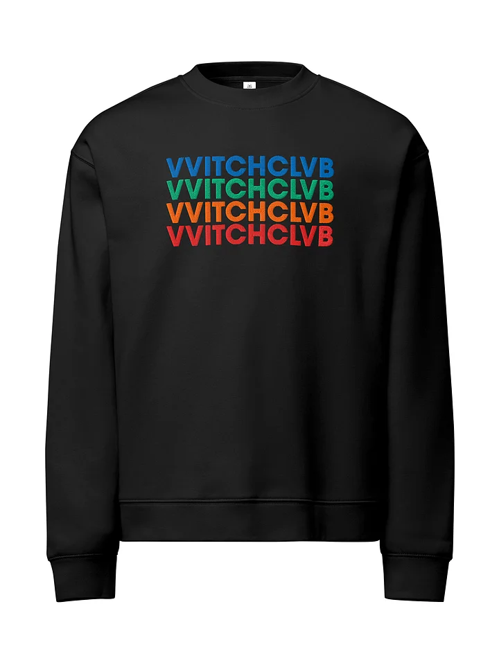 vvitchclvb - "VVC" Embroidered Sweatshirt (Black) product image (1)