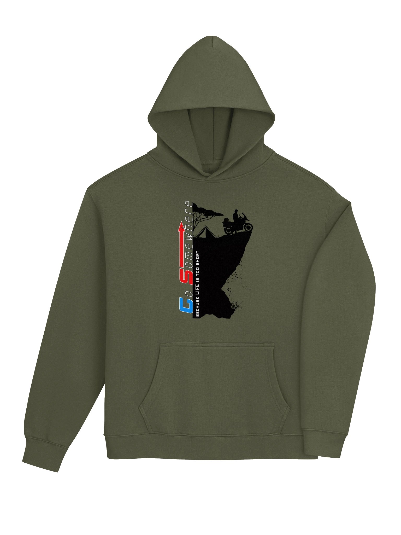 GS. Go Somewhere. Because life is too short. | MEN’S Hoodie product image (31)