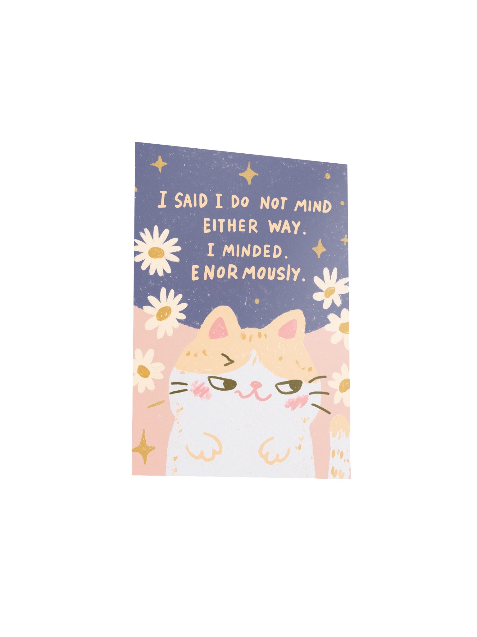 Cute Cat Quote Pastel Poster product image (22)