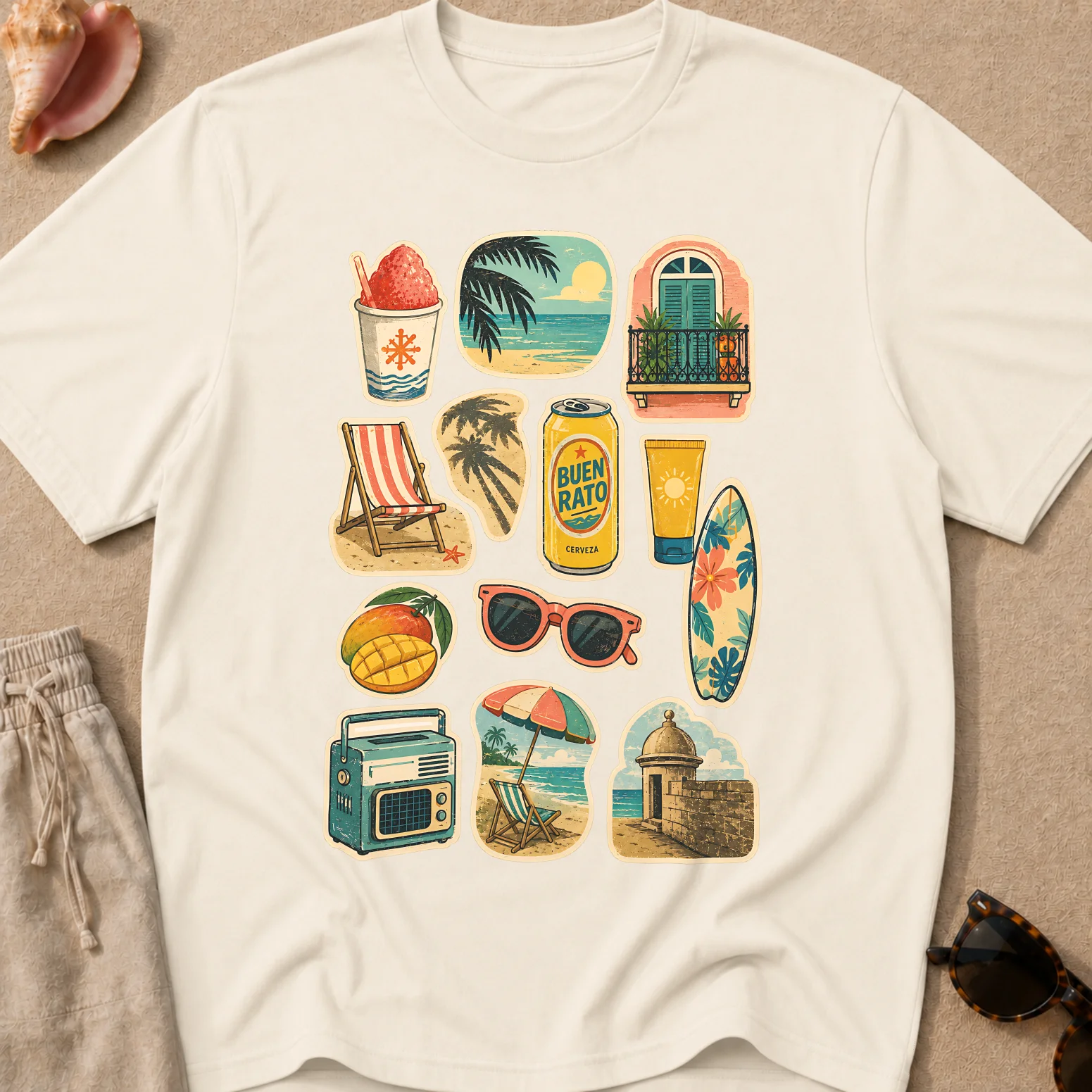 Estampas Tropicales Camiseta Unisex product image (1)