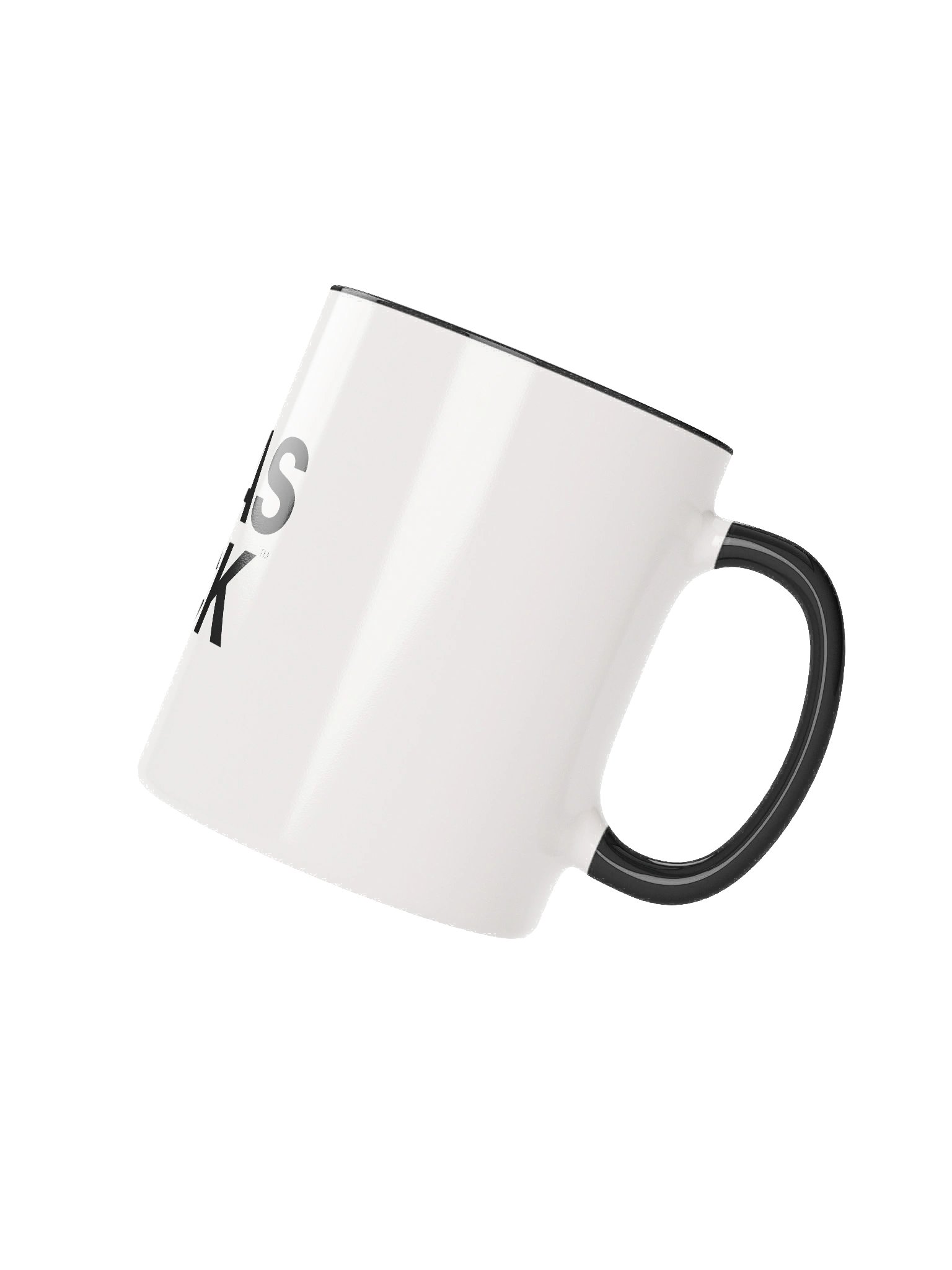 50 as FCK™ Ceramic White Mug with Black Inside product image (2)