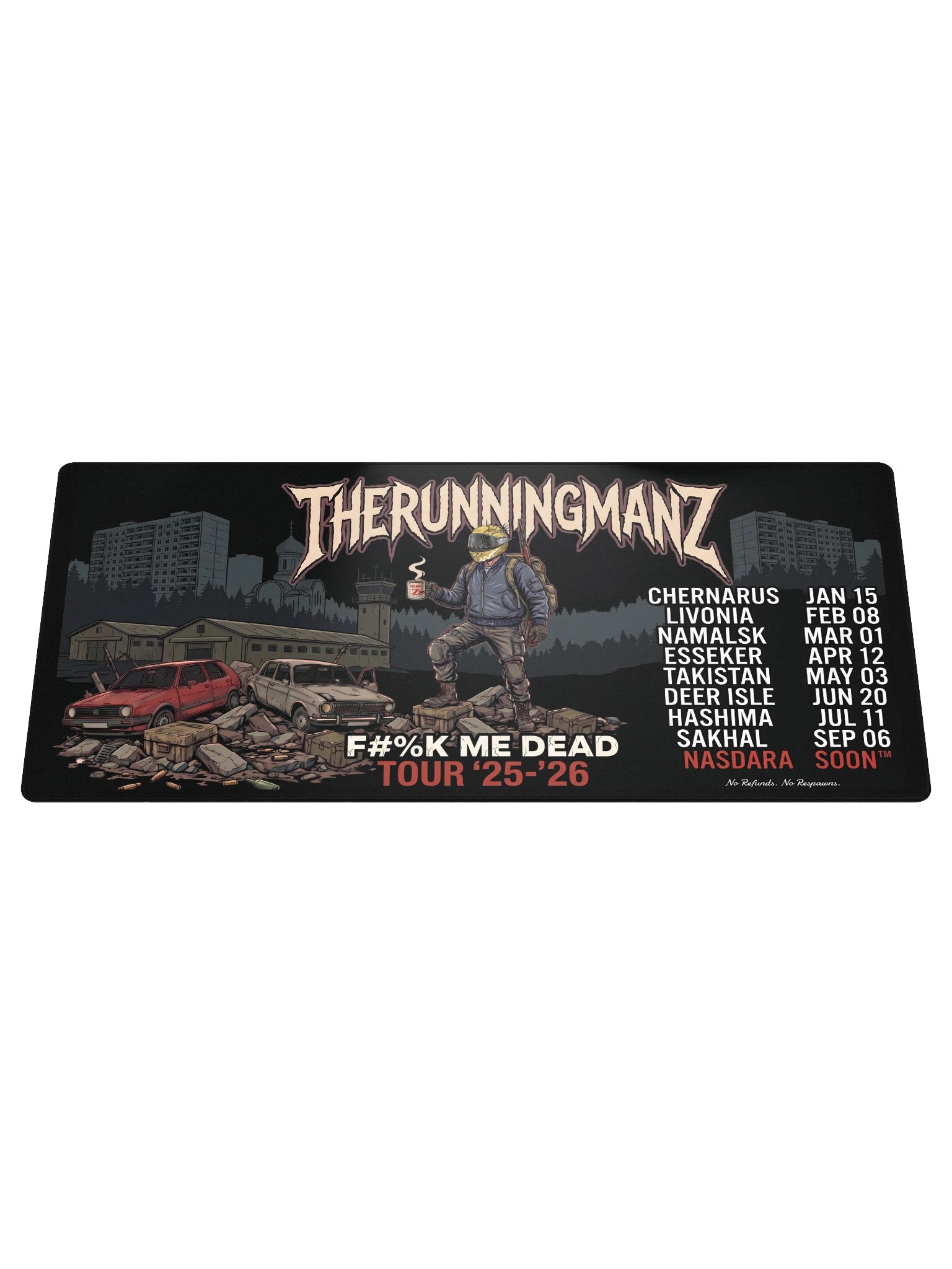 FMD Tour Mousepad Large product image (1)